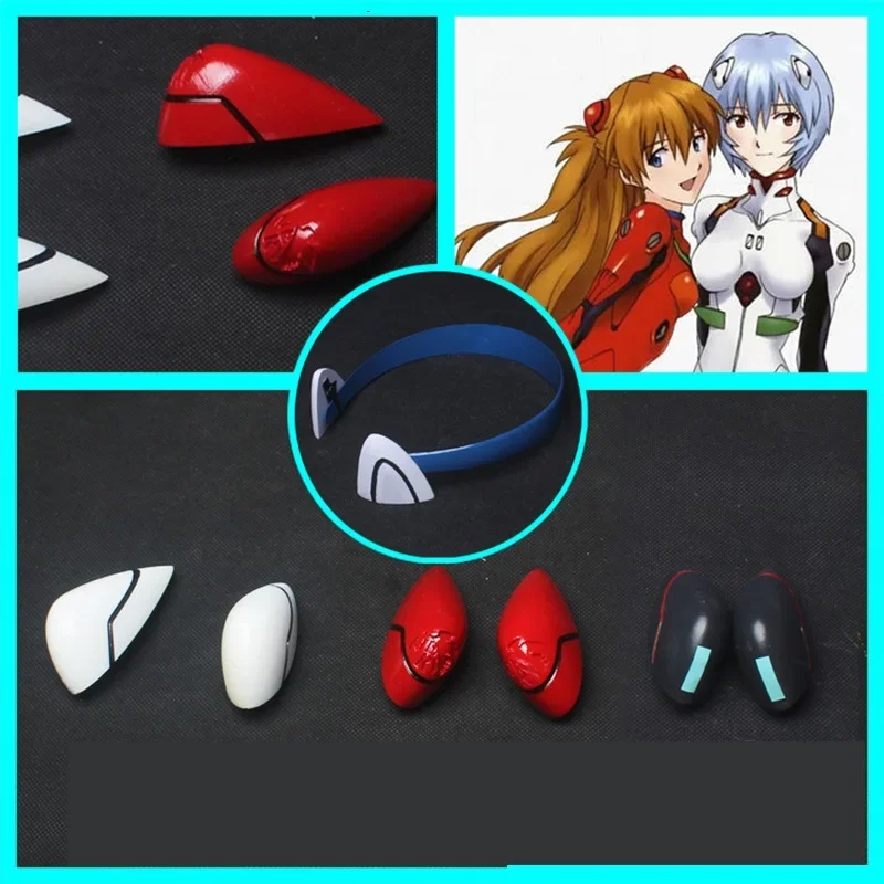 Anime Game EVA Hairpins Asuka Langley Soryu Shikinami Asuka Rangure Headwear Hair Clips Cosplay DIY Harajuku Costume Headwear