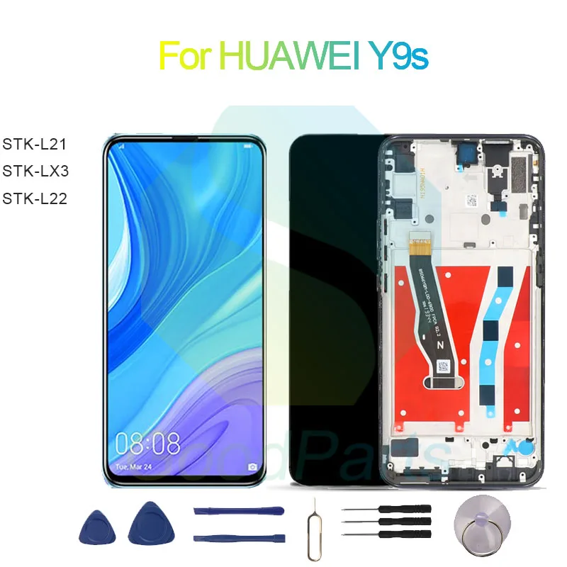 for HUAWEI Y9s Screen Display Replacement 2340*1080 STK-L21, STK-LX3, STK-L22 Y9s LCD Touch Digitizer Assembly