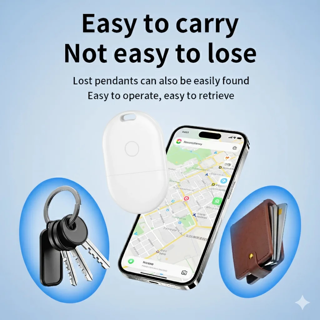 Anti-lose Tracker Smart Tag for Apple Find My App IOS Bluetooth GPS Tracker For Luggage Child IOS MFi Key Finder - view 3