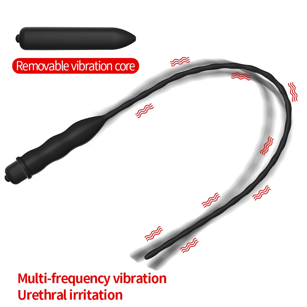 10 Frequency Urethral Vibrator Sound Catheter Penis Plug Sex Toys for Men masturbation Penis Insertion horse eye Urethra Dilator - Image 3
