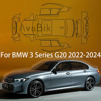 For BMW 3 Series G20 M Sport 2022-2024 Car Bumper/Door Exterior PPF Paint Protection Film TPU Invisible Clear Car Body Stickers