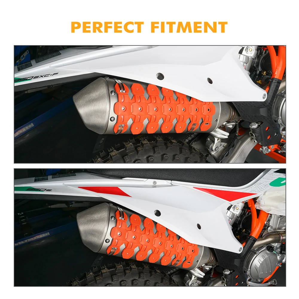 Universal Motorcycle Exhaust Muffler Silencer Protector Guard For GasGas EC EX MC ECF EXF MCF 125 250 300 350 450 250F 350F 450F