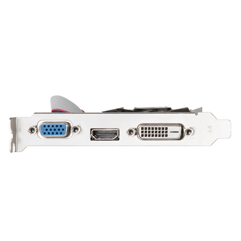 A14M GT610 Graphics Card DDR3 True 2GB 810MHZ Computer Video Card PCI-E 16X -Compatible+VGA+DVI Low Noise for Desktop PC