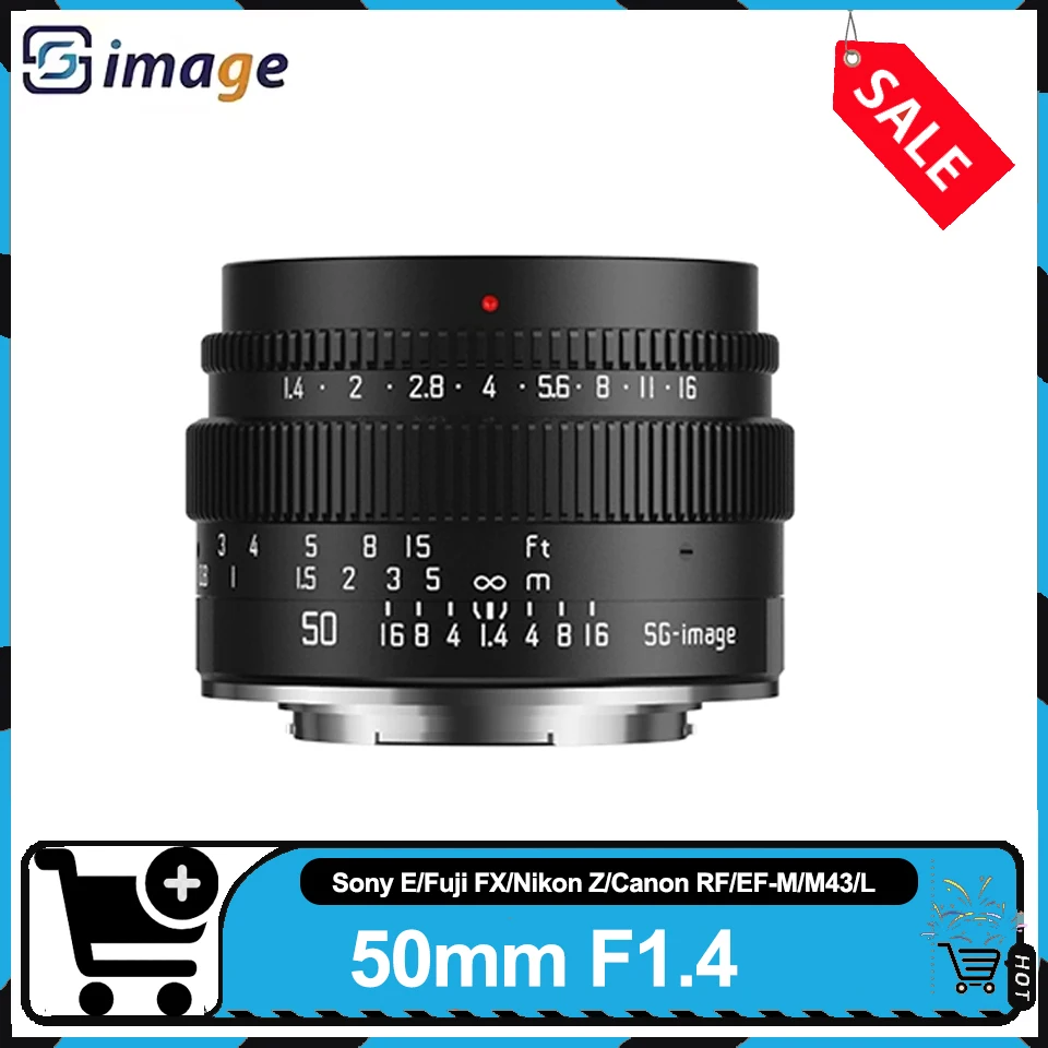 sgimage-aps-c-50mm-f14-objectif-principal-a-mise-au-point-manuelle-compatible-avec-sony-fs7-olympus-epm1-fuji-x-t5-canon-eos-r-m3-leica-sl-nikon-z5