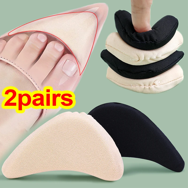 Women High Heel Toe Plug Insert Shoe Big Shoes Toe Front Filler Cushion Pain Relief Protector Adjustment Shoe Accessories