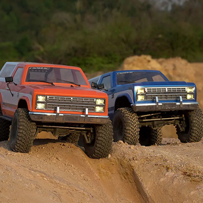 Crossr Rock Crawler Elettrico Telecomandato 2024 At4 Pro 4x4 Fuoristrada a Doppia Velocità con Blocco Differenziale Modello Auto per Hobbisti