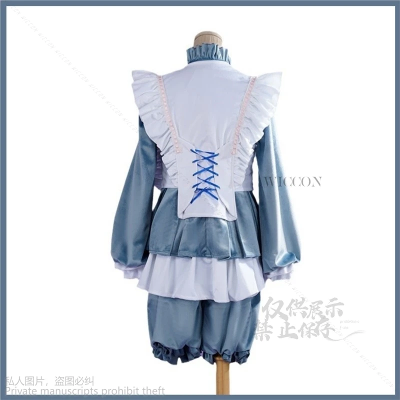 Costume Cosplay du jeu V Joseph Desaulniers, Braking Count Desaulniers, Bleue, Lovely Lolita, Kawaii Set, Homme et Femme