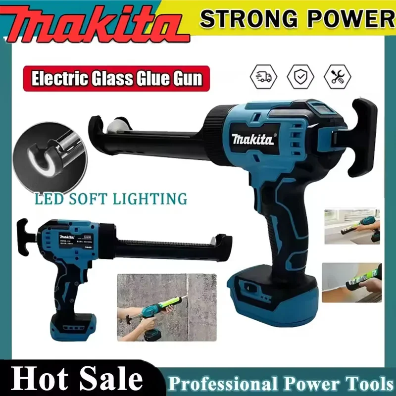

Makita Wireless Glass Doors Windows Filling Sewing Gun Electric Glass Glue Gun Cement Glass Adhesive Glue Seal Sealant Tool