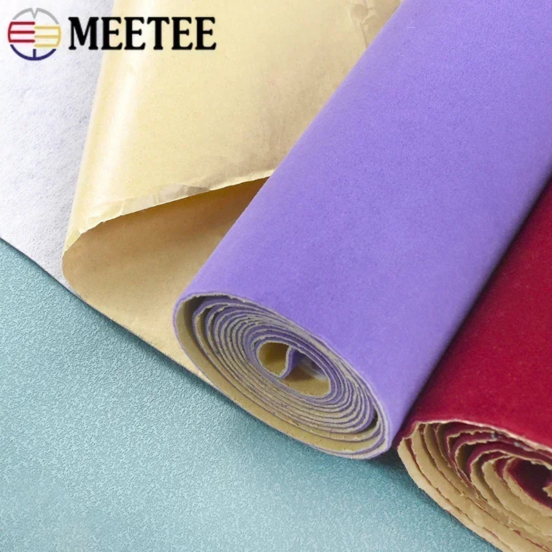 45/90*150cm 1.2mm Thick Self Adhesive Velvet Fabric Sticky Flock Fabrics DIY Jewelry Box Sofa Table Car Drawer Liner Backing