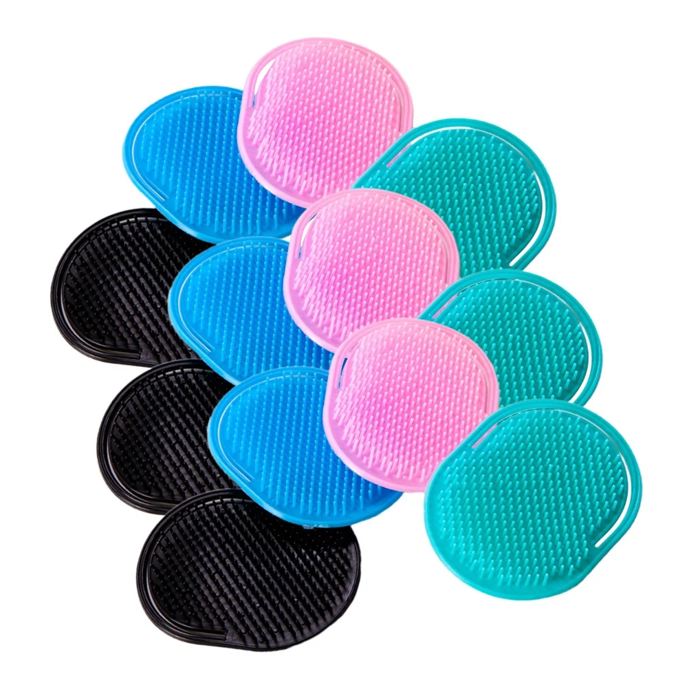 

16Pcs Plastic Hair Cleaning Brush for Effective Scalp Massage Promotes Blood Flow Ideal for Household Personal Care Routine