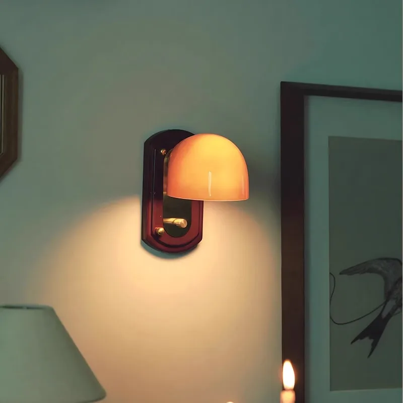 Maillard Bedroom Bedside Wall Lamp American Retro Entry Bathroom Balcony Entrance Wall Lamp