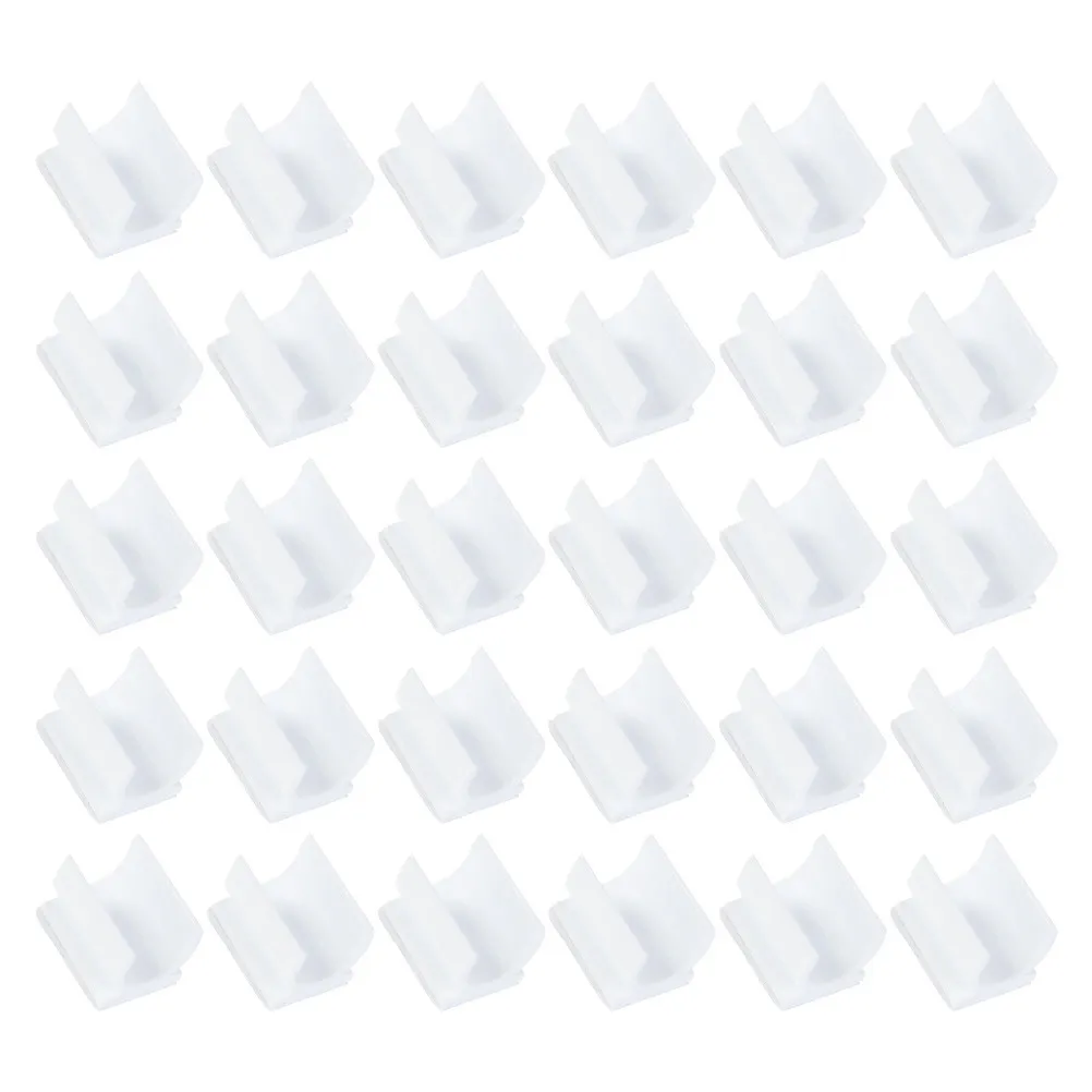 

250Pcs Pen Clip Plastic Pen Holder Clips for Whiteboard Refrigerator Desk Organizers Adhesive Multipurpose School Office