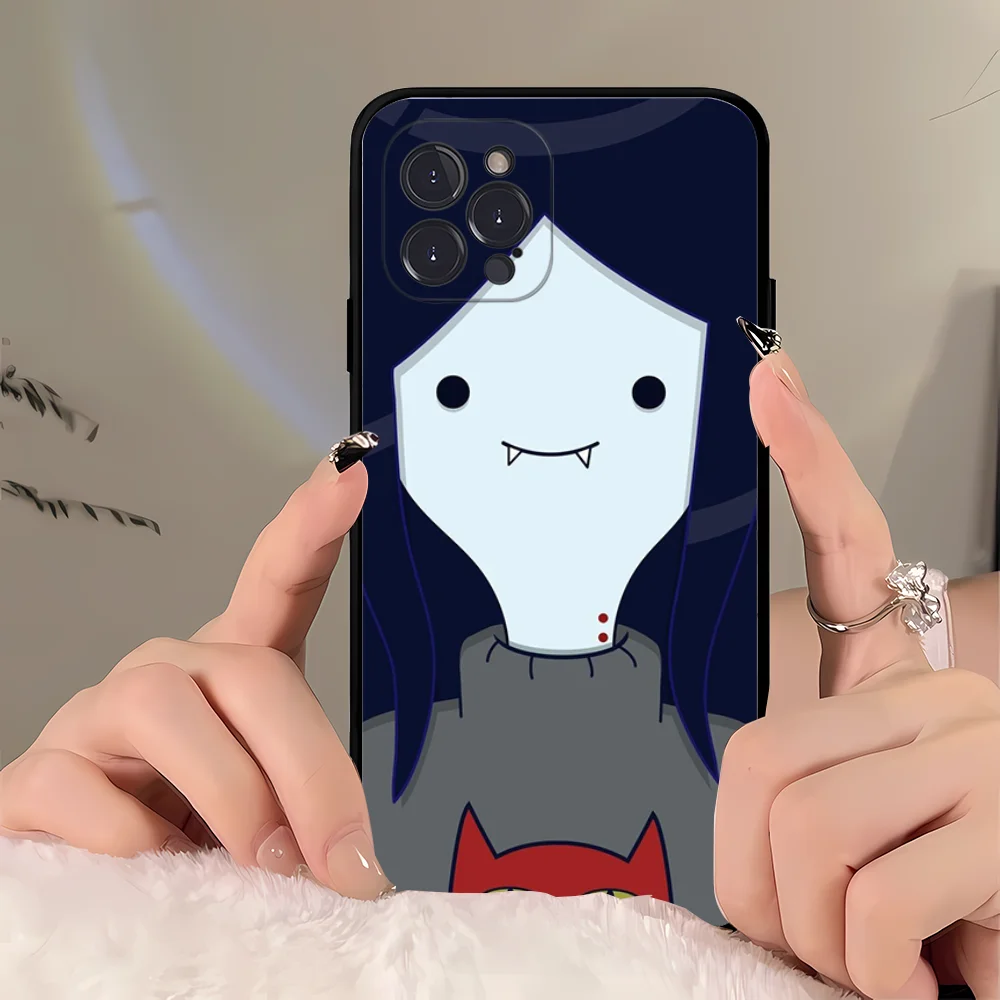 A-Adventure T-Time M-Marceline Phone Case For IPhone 15 8 7 6 6S Plus X SE 2020 XR XS 14 11 12 13 Mini Pro Max Mobile Case