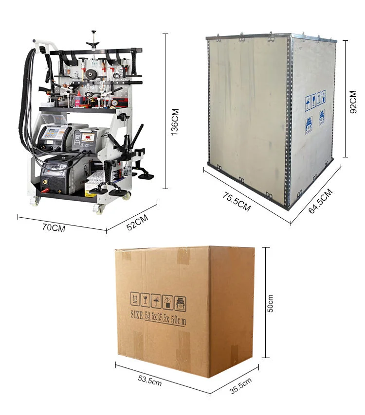 

FUNISI F95ES+F6100+MIG250 Auto Repair Body Shop Equipment Kit with MIG Spot Welding Machine Steel Aluminium Metal Dent Remove