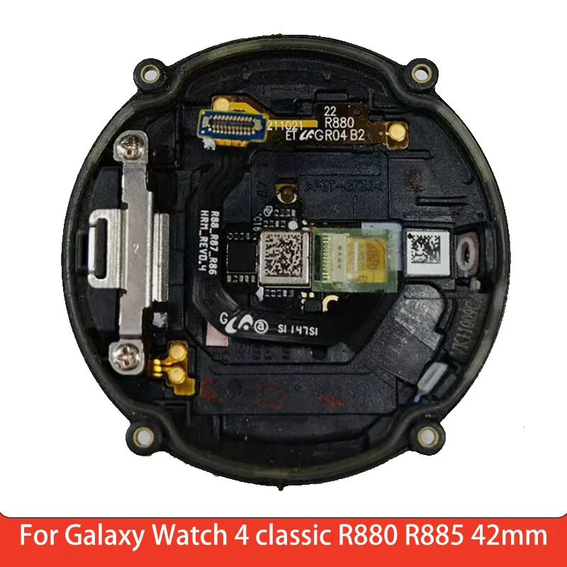 Battery Back Cover with Heart Rate For Samsung Galaxy Watch 4 classic SM-R880 SM-R885 42mm Back Case Watch Repair Spare Part