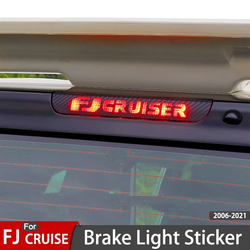 For Toyota FJ Cruiser Brake Light Sticker Exterior Modification High Brake Light Stop Lights Lampshade Protection Stickers