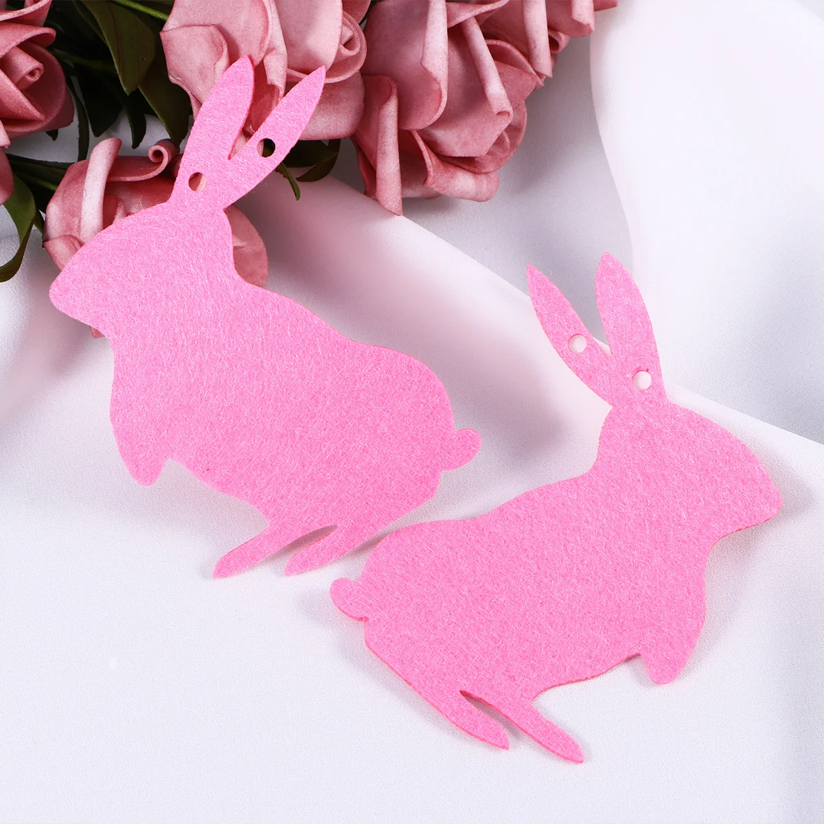 

3 Meters 10 Flags Bunny Bunting Garland Vintage Jute Banner Happy Party Decor Room Shower Birthday Outdoor Indoor