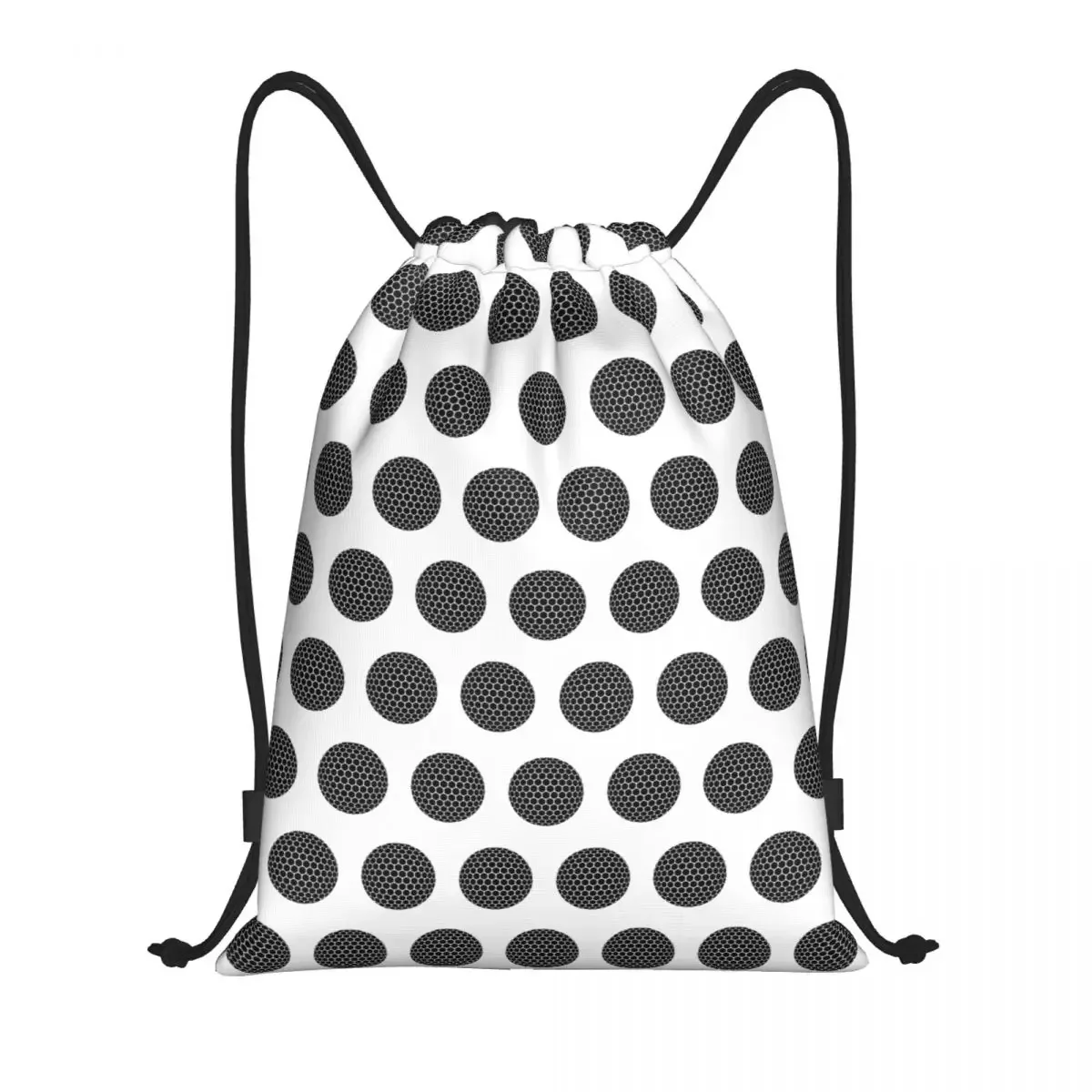 

Funny Sport Golf Ball Drawstring Backpack Sports Gym Bag for Women Men Shopping Sackpack