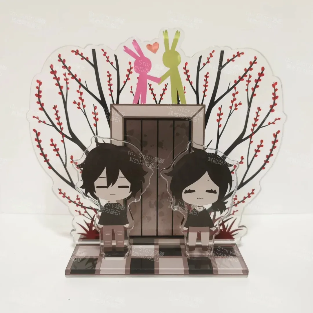 El ataúd de Andy y Leyley versión q productos de juego kawaii acrílico soporte escritorio exhibición colección decoración de escritorio accesorios lindos