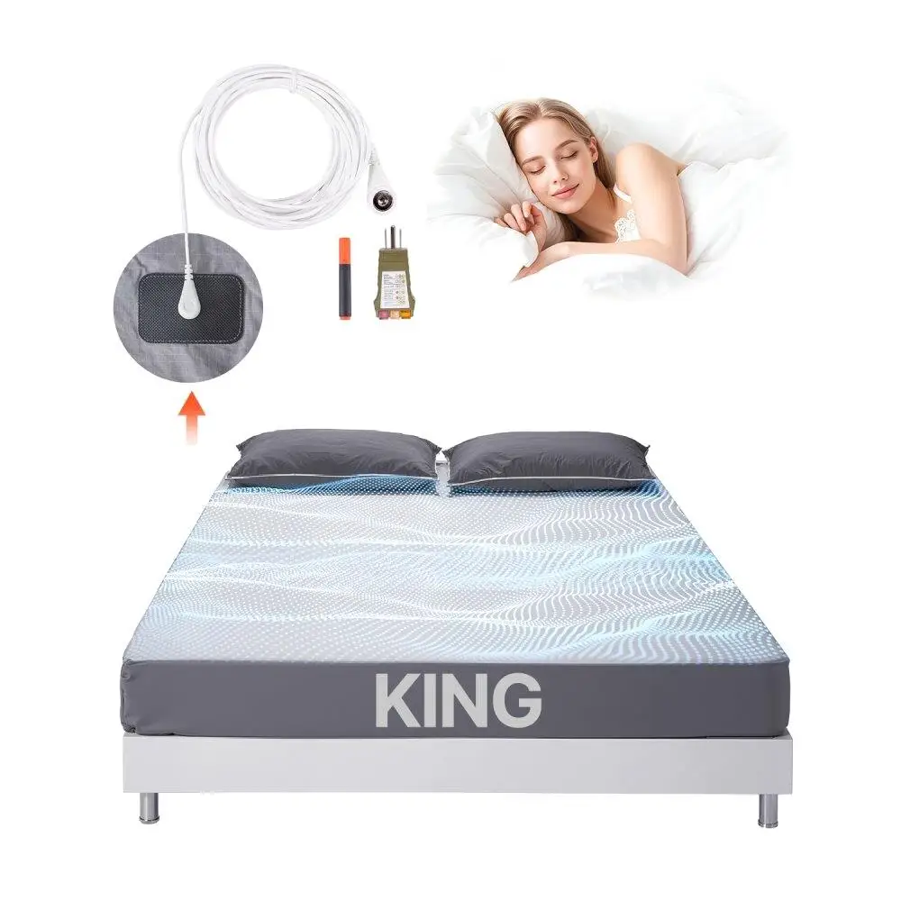 

Grounding Sheet King Size 95% Cotton 5% Silver Fiber Earthing Fitted Sheet