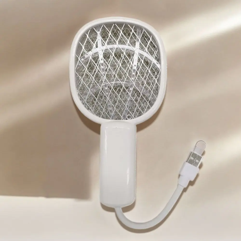 

Durable USB Mosquito Swatter Trap Electric Shock Portable Insect Racket UV Light Mini Fly Bug Zapper Home