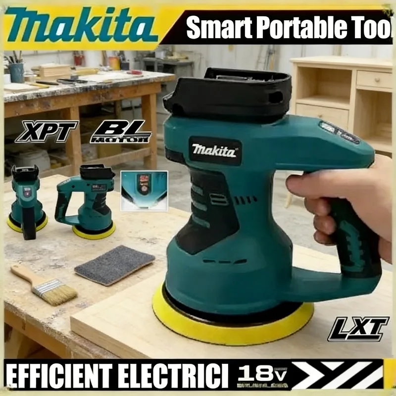 

Makita Cordless Car Polisher, Sealing & Glazing Tool, Rechargeable Electric Polishing Machine, 18V ,Auto Waxing & Sanding