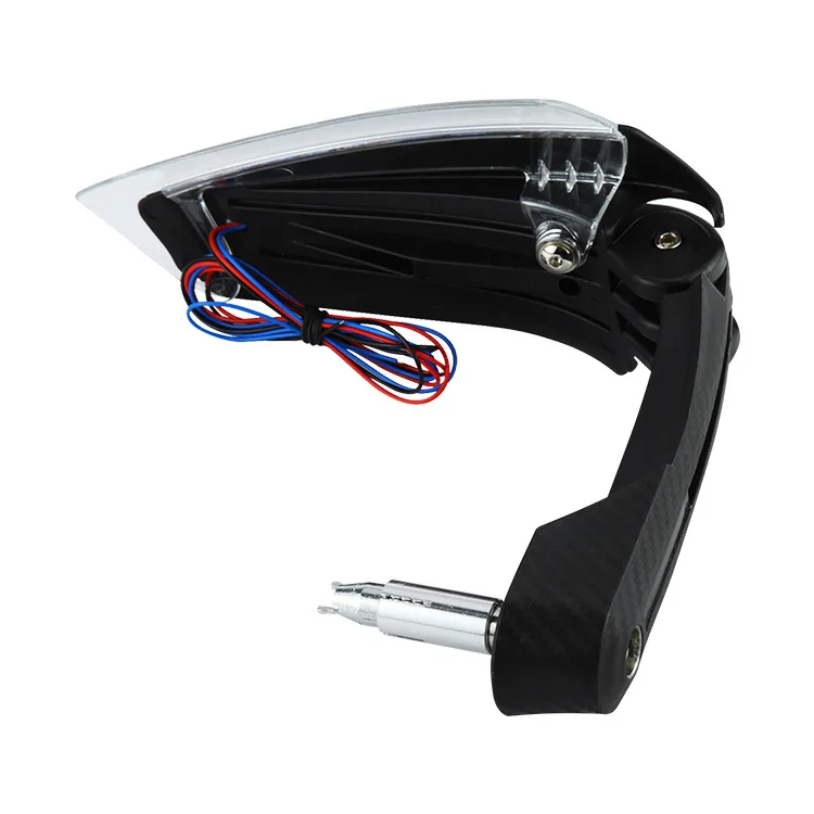 ملحقات الدراجة النارية LED شريط مستقيم أبيض واقيات اليد على الطرق الوعرة المعدلة لحماية الفرامل من الصدمات