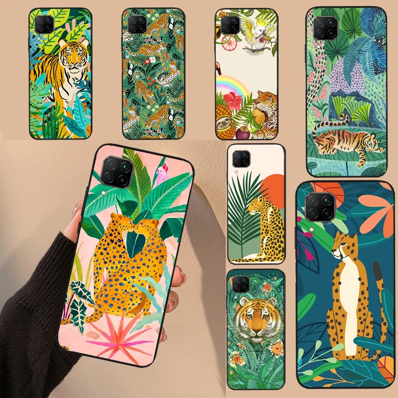 art jaguar aesthetic For Huawei Nova 3i 7i 8i 11i 9 10 SE 5T Y60 Y70 Y90 P20 P40 P30 Lite Pro P Smart 2019 Case