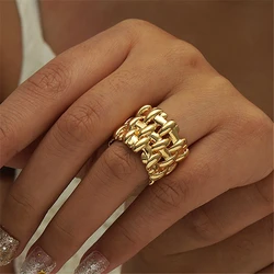 2024 New Grid Braided Ring Fashion Men and Women Jewelry Accessories, Girls Gifts, Wholesale