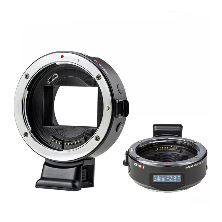 

VILTROX EF-E5 OLED Screen Auto Focus Lens Adapter for Cano* EF/EF-S Lens to Son* E Mount A7 A9 A6000 Camera DSLR