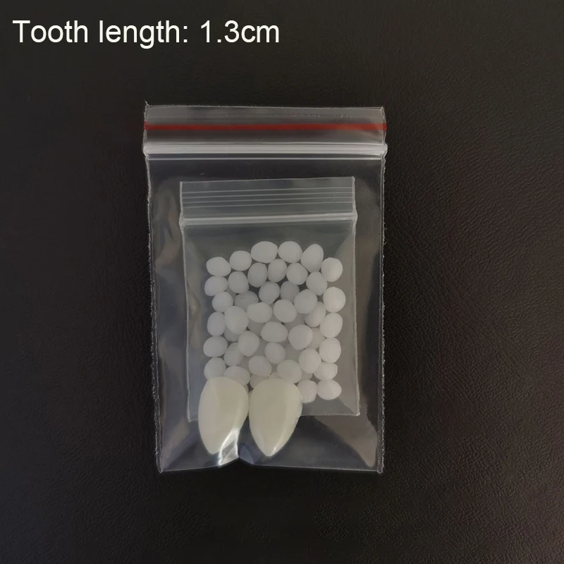 Halloween Party Fangs Decoration DIY Halloween Resin Vampire Teeth Props Horror 5g Glue Friends Gifts Cosplay Witch False Fangs