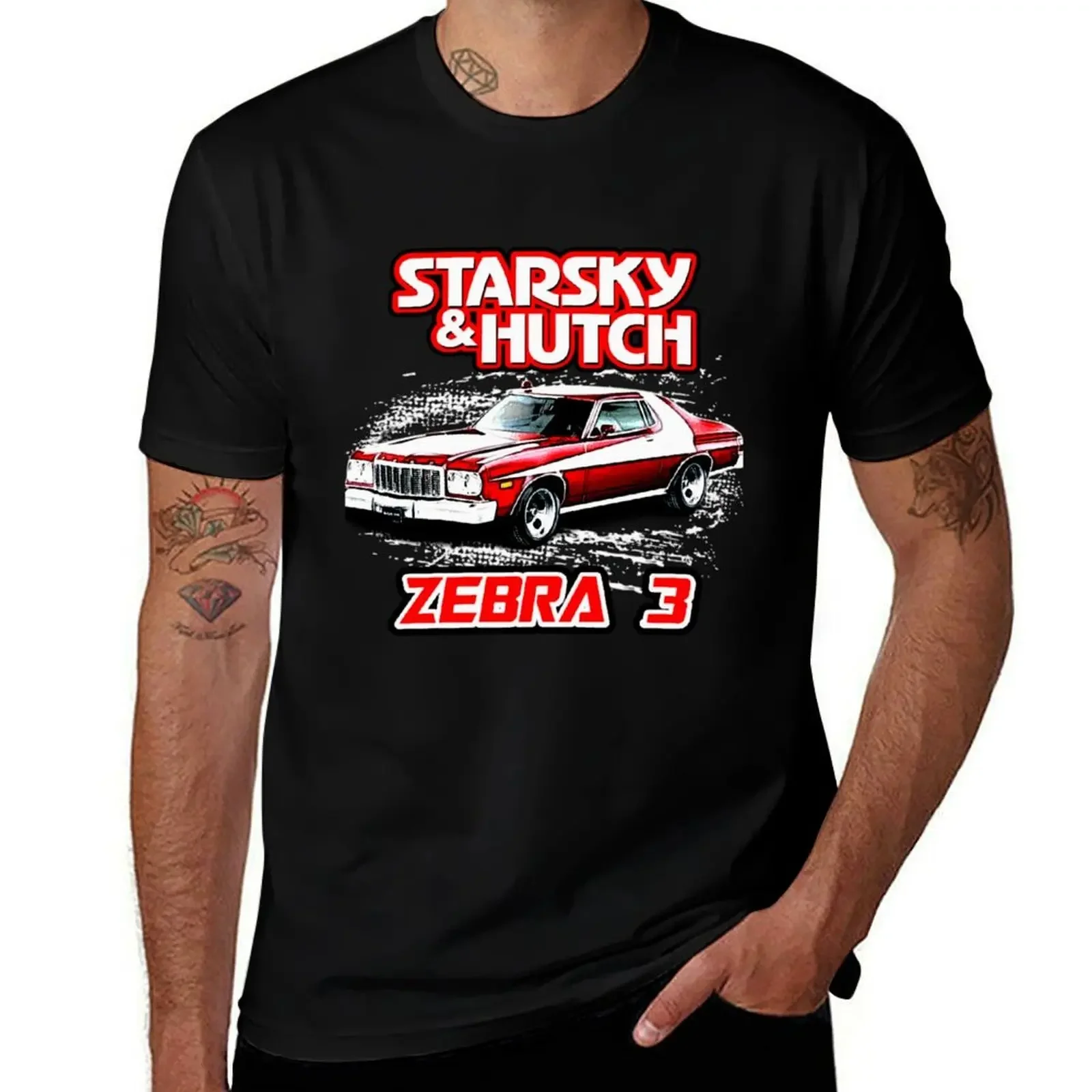 

Starsky and Hutch TV series T-Shirt cute tops Clothing T-shirts oversize Short sleeve tee mens clothing