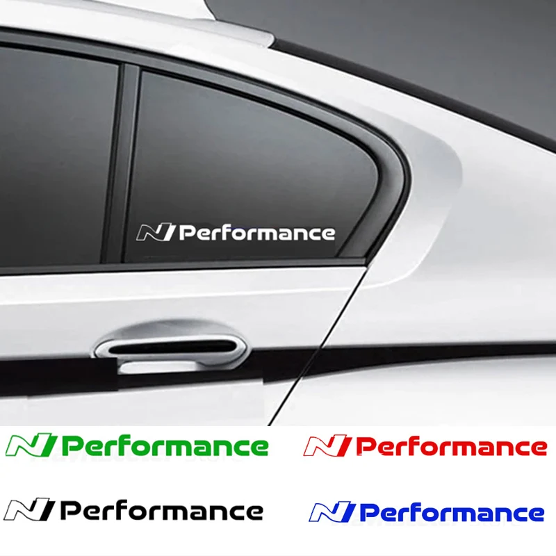 2Pcs Nperformance Car Body Sticker For Hyundai Tucson IX35 Rena GV70 Kona SONATA I30 I20 I10 Venue Veloster Elantra Ioniq I40