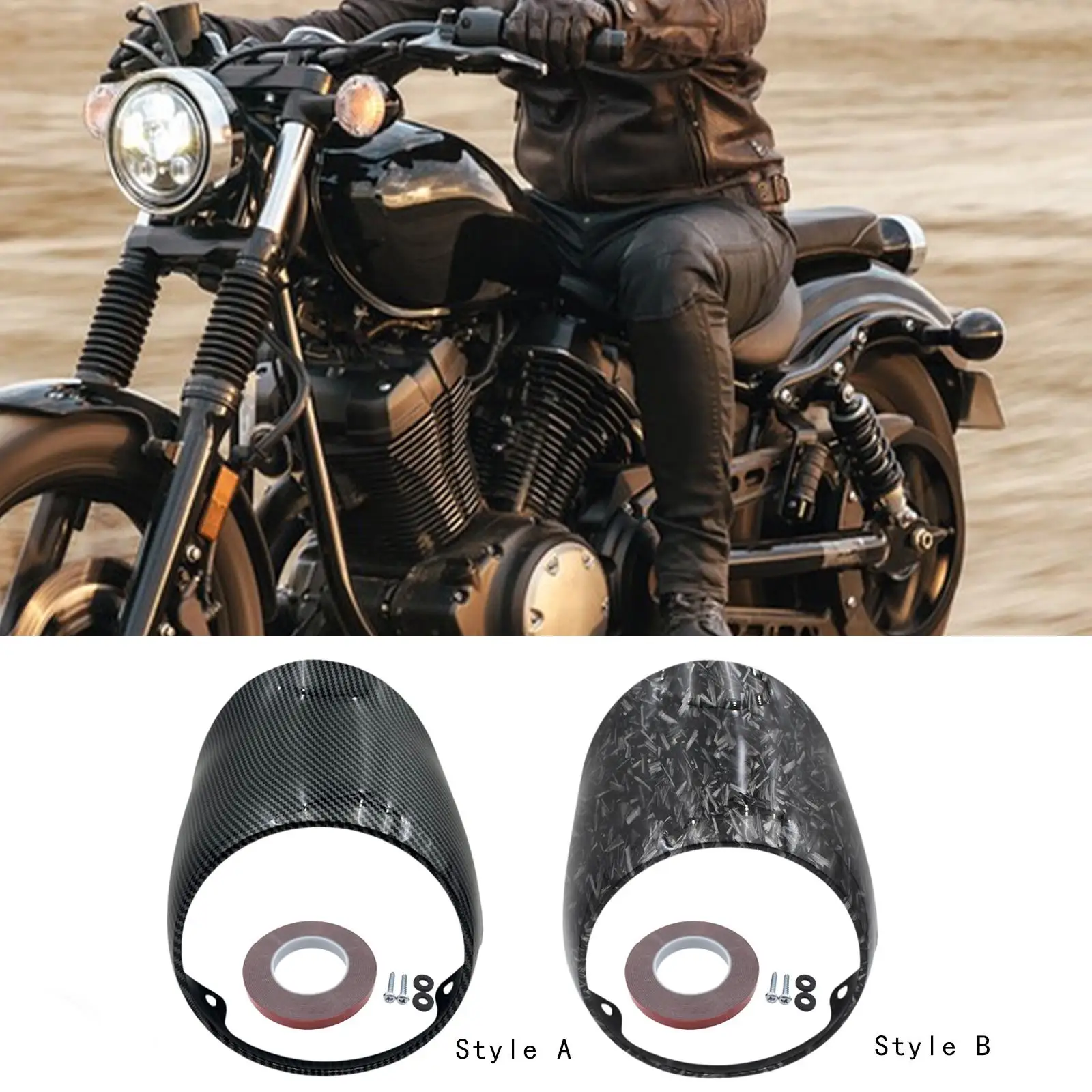 

Headlamp Trim Ring Cover Motorbike Accessory Protector Guard fit for Vespa Primavera 50 125 150 Replace Parts Professional