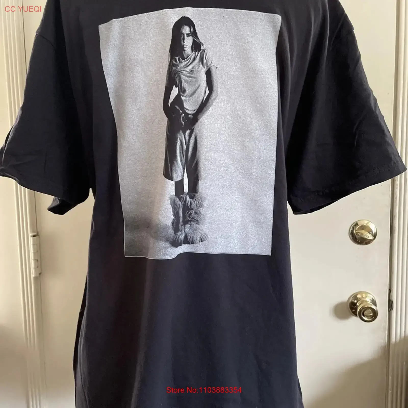 Camiseta oficial del concierto Tate McRae Are We Flying Tour 2023, talla L, negra, estilo vintage, lavada, para uso diario.