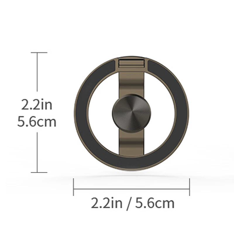 حامل مغناطيسي على الوجهين على شكل دائرة من CD لسطح المكتب Magsafe دعامة مغناطيسية قوية لهاتف iPhone 17 16 Pro/Max Samsung Xiaomi