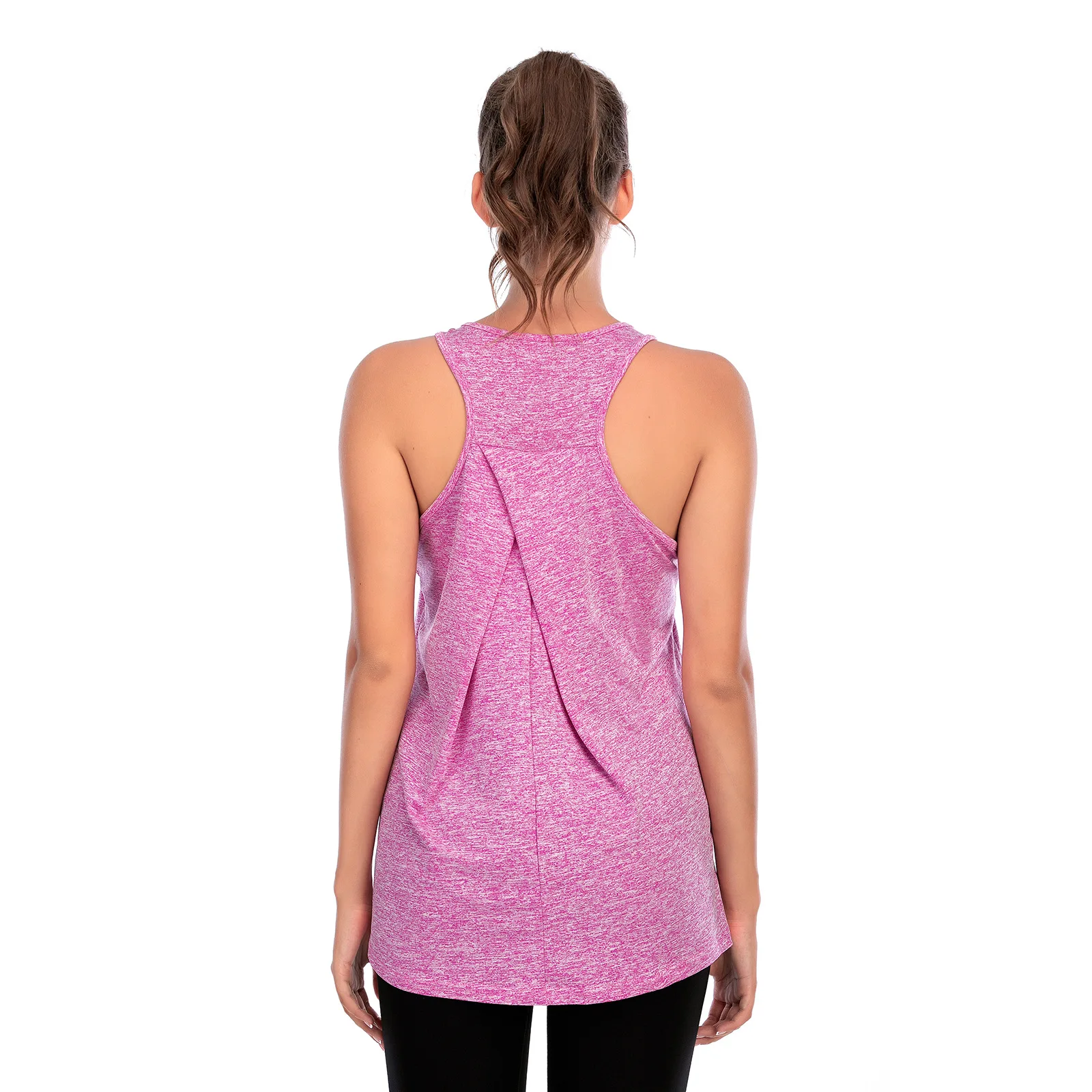 Sleeveless Racerback Workout Tank Tops for Women,Running Training Yoga Shirts,Fitness Sport Yoga Vest, Gym Sport Shirts