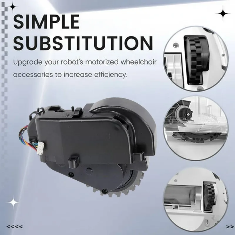 

ABWM - Запасные части для роботов-пылесосов Ecovacs Deebot DN79S DN79T DN79W D600 D601 D605: Левое приводное колесо