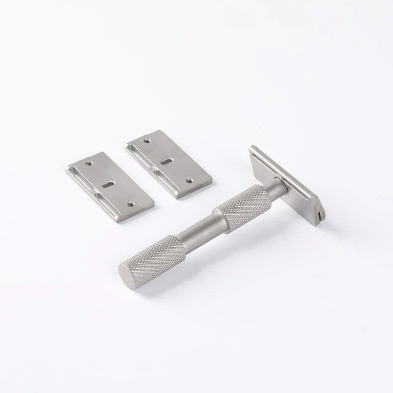 YAQI 2026 Beard Shaver Aileron GEM Blade Safety Razor - Traditional Shaving Razor with 3 Plates For Smooth Comfortable Cut view 4
