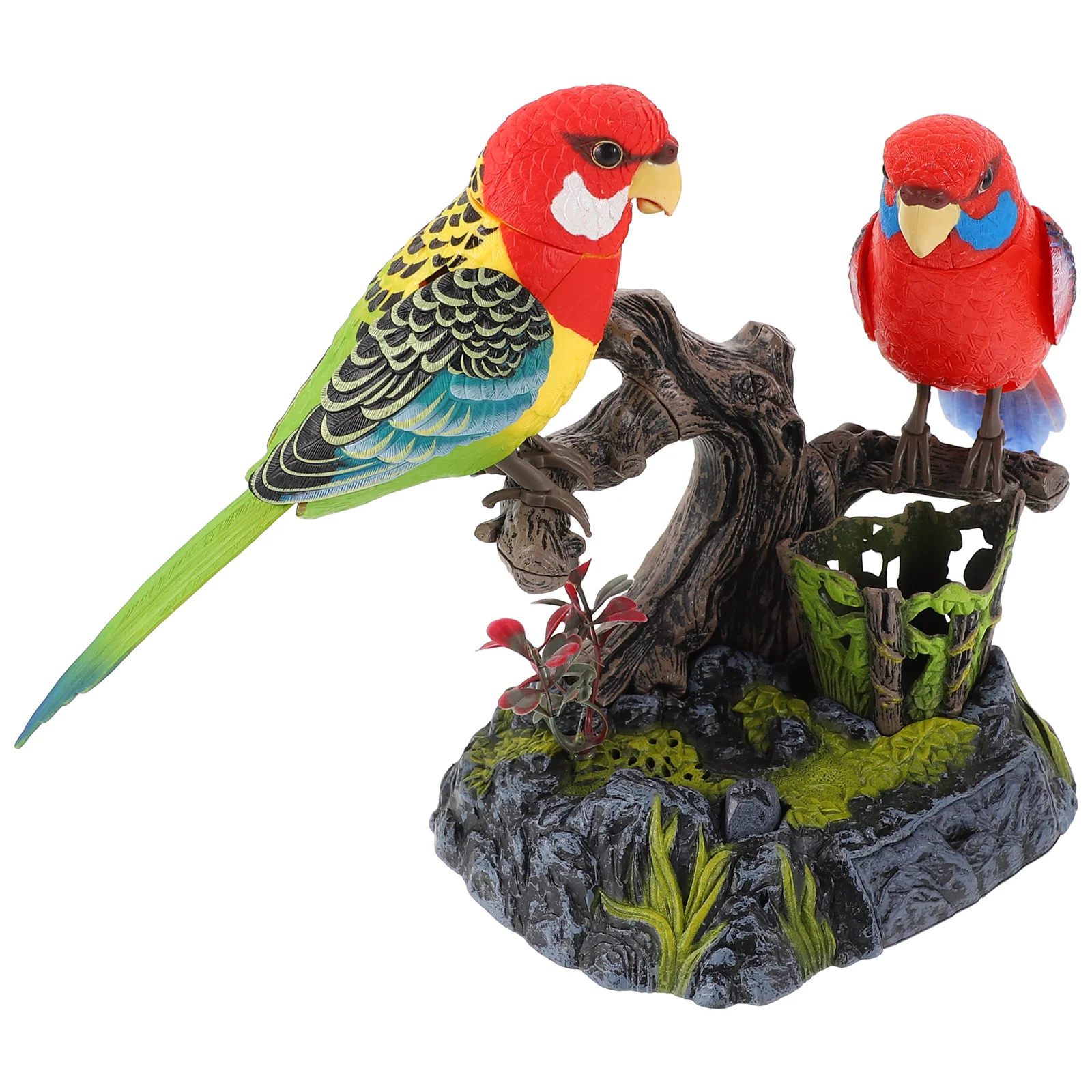 Parrot Voice Control Toy Toys Desktop Electric Talking Puzzle Early Learning Abs Recording Bird Child