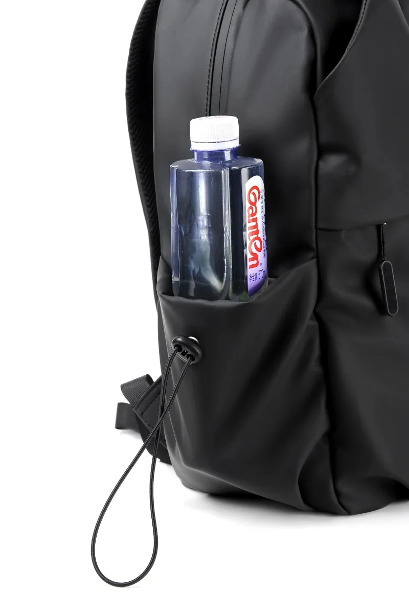 Classic Basic Black Backpack, Travel Laptop Backpack, Men's Work Backpack, College Student Backpack