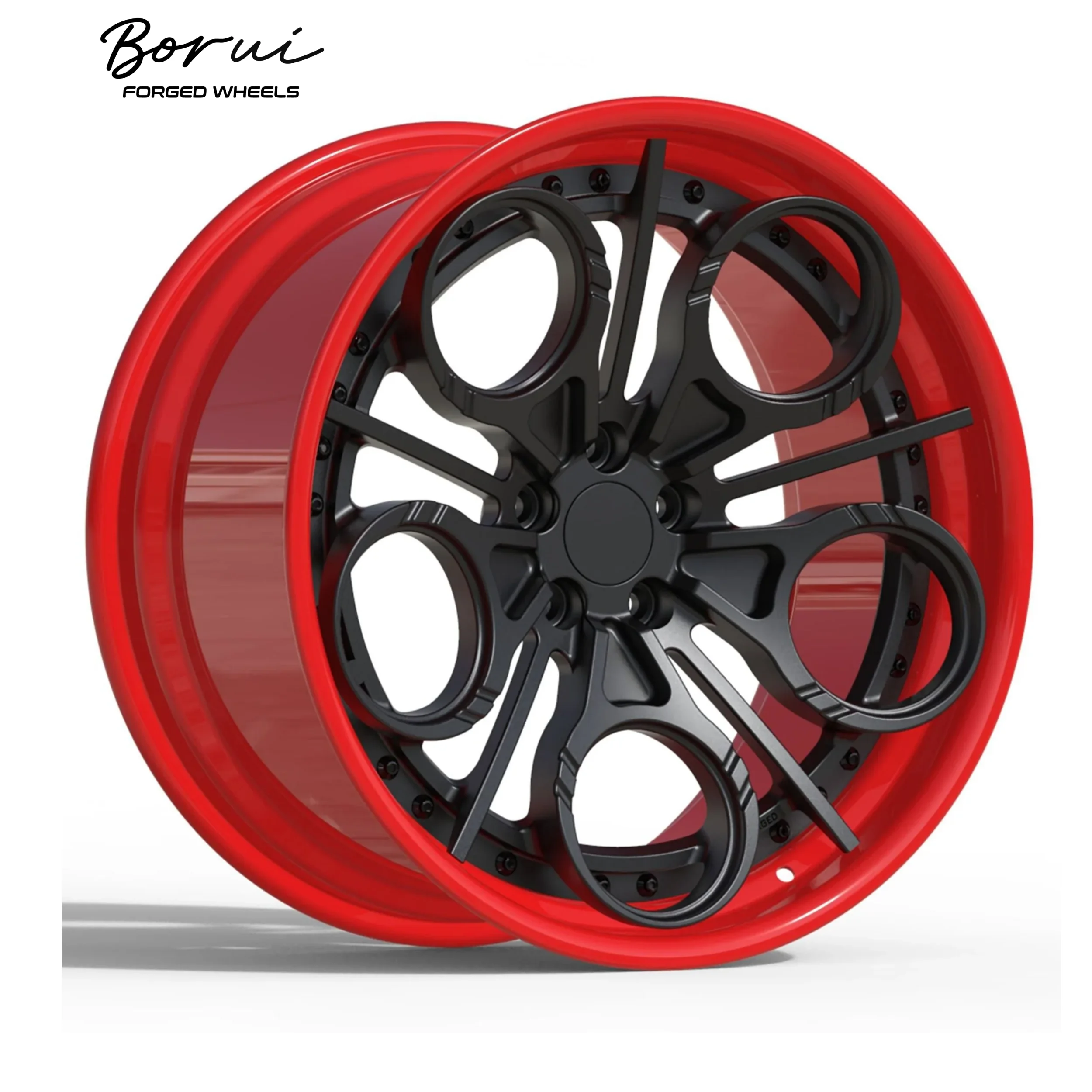

Borui Forged Wheel New 18-24 Inch Aftermarket Forged Black Aluminum Car Wheels 100mm PCD 20mm ET Alloy Rims