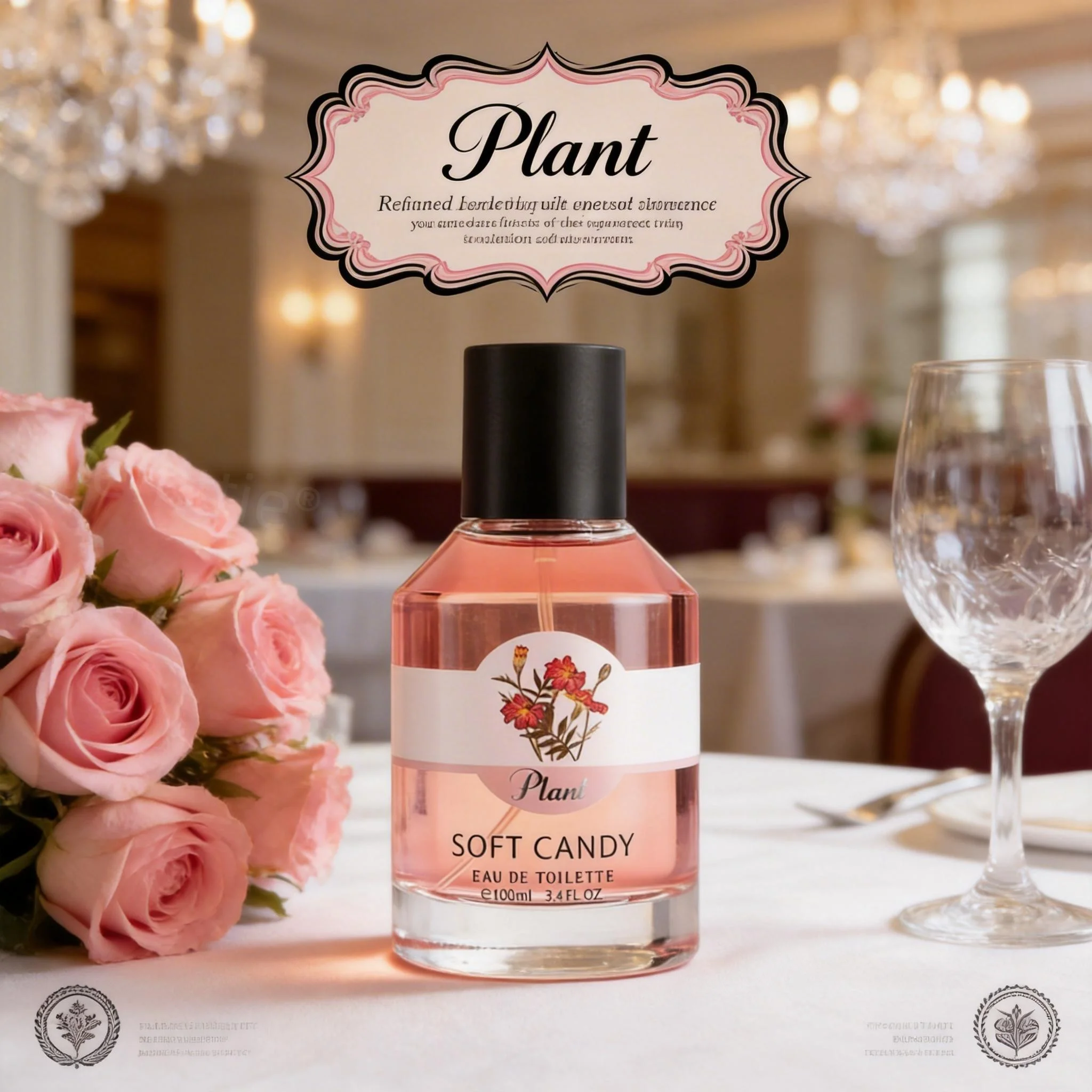 

Romantic Raspberry Vanilla EDT Fragrance, Long Lasting Soft Floral Gourmand Blend, Intimate Date Wear, Alluring Tender Pick