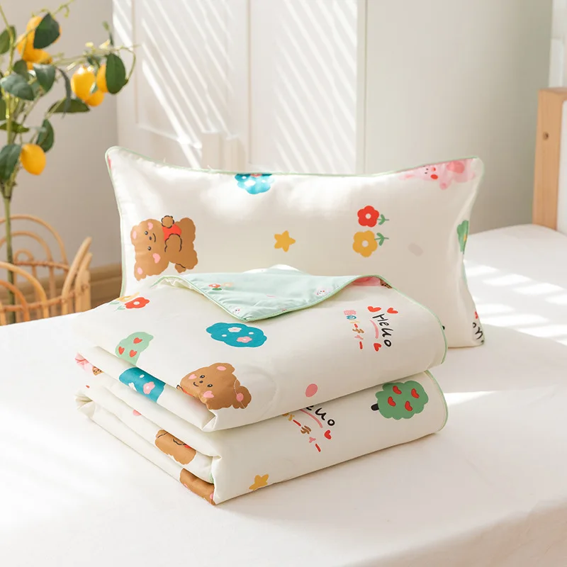 

Class a 60 Rolled Printed Long-Staple Cotton Kindergarten Entrance Children's Summer Quilt