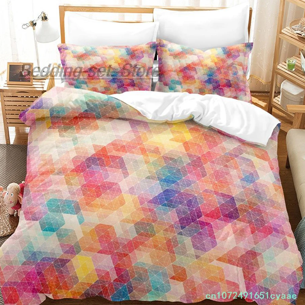 Tech Grid Bedding Set Single T - Tech Queen ulasan dan harga
