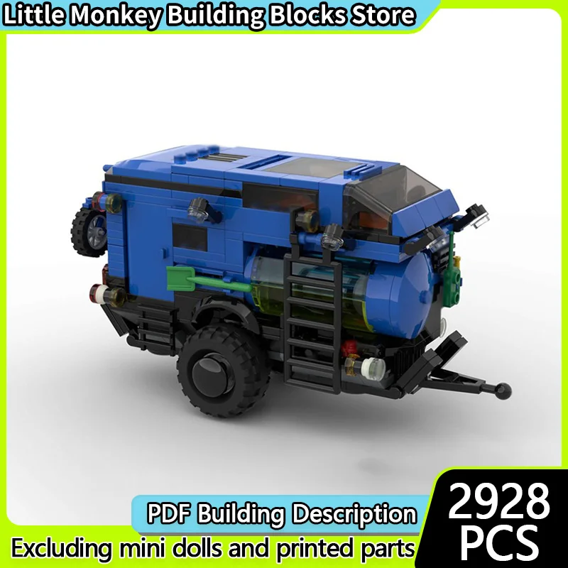 

Urban Rescue Vehicles Model MOC Building Bricks Off-Road Trailer Modular Technology Children Holiday Gifts Assemble Toys Suit