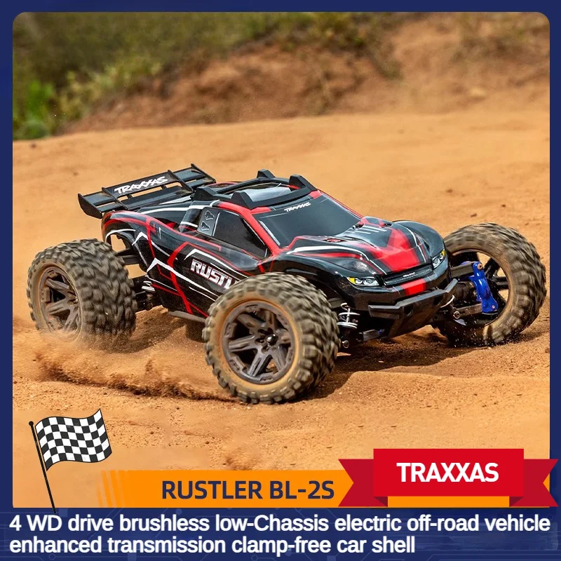 

TRAXXAS RC Car 1/10 Simulation Off-road Vehicle 4WD Brushless Climbing Car BL-2S Electric Rc Toy Rc Cars for Adults