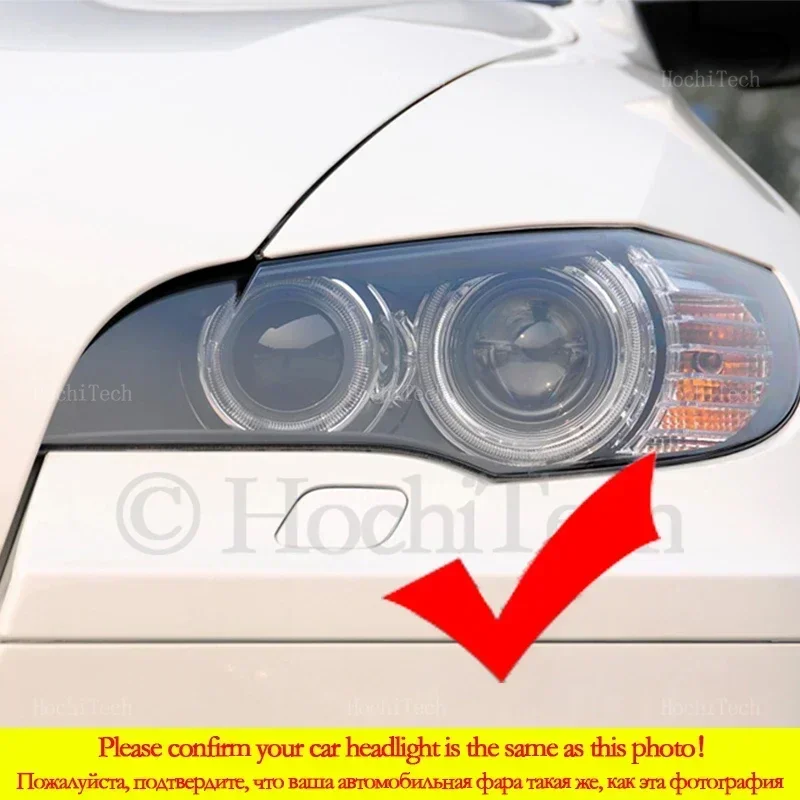 RGB متعدد الألوان App التحكم LED عيون الملاك حلقة مصباح DTM تشغيل ضوء لسيارات BMW X6 E71 E72 X6M 2008 2009 2010 2011 2012 2013 2014 #2