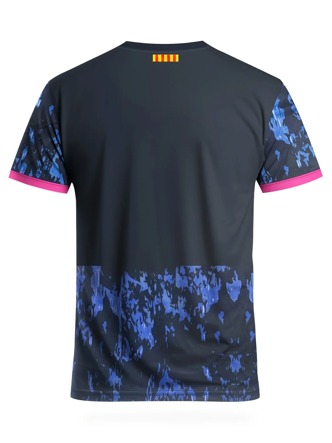 Men's Breathable Soccer Training Jersey, Short Sleeve Abstract-Print Sports T-Shirt, Casual Daily Tee, Sizes XXS-6XL