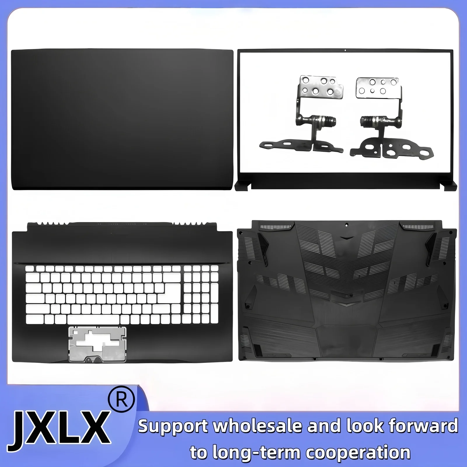 

JXLX®New For MSI GF75 Thin 8SC/GF75 Thin 9SC/GF75 9RCX MS-17F1 17F2 17F3 17F4 17F5 LCD Back/LCD Bezel/Palmrest/Bottom Base/hinge
